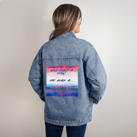 Load image into Gallery viewer, Oversized Women&#39;s Denim Jacket
